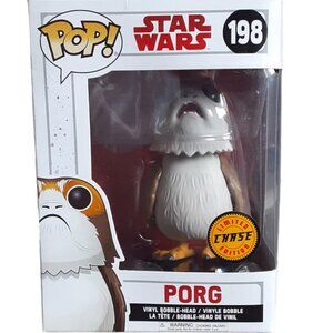 Limited Chase Edition Funko Pop! Star Wars 198 Episode 8 Porg Pop Vinyl Bobble